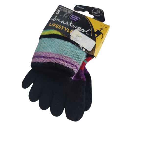 NWT Smartwool Women's Sz S (4-6.5) Merino Wool Rainbow Stripe Toe Socks - Picture 1 of 3